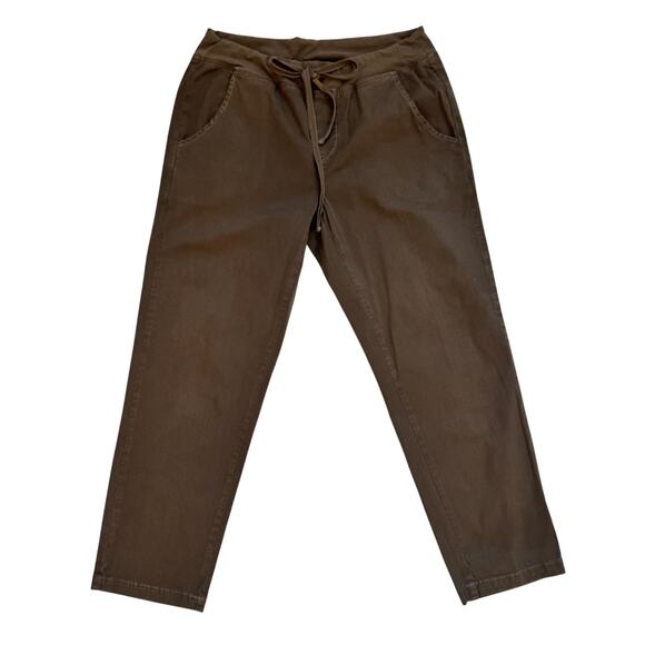 XCVI Pants - XCVI Utility Pants Cotton Brown Women’s Medium Casual Cozy Gorpcore Minimalist